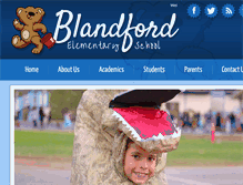 Tablet Screenshot of blandfordschool.org